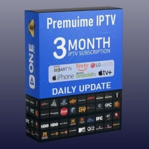 månaders IPTV Nordic Premium abonnemang – dagliga uppdateringar och 24/7 support.